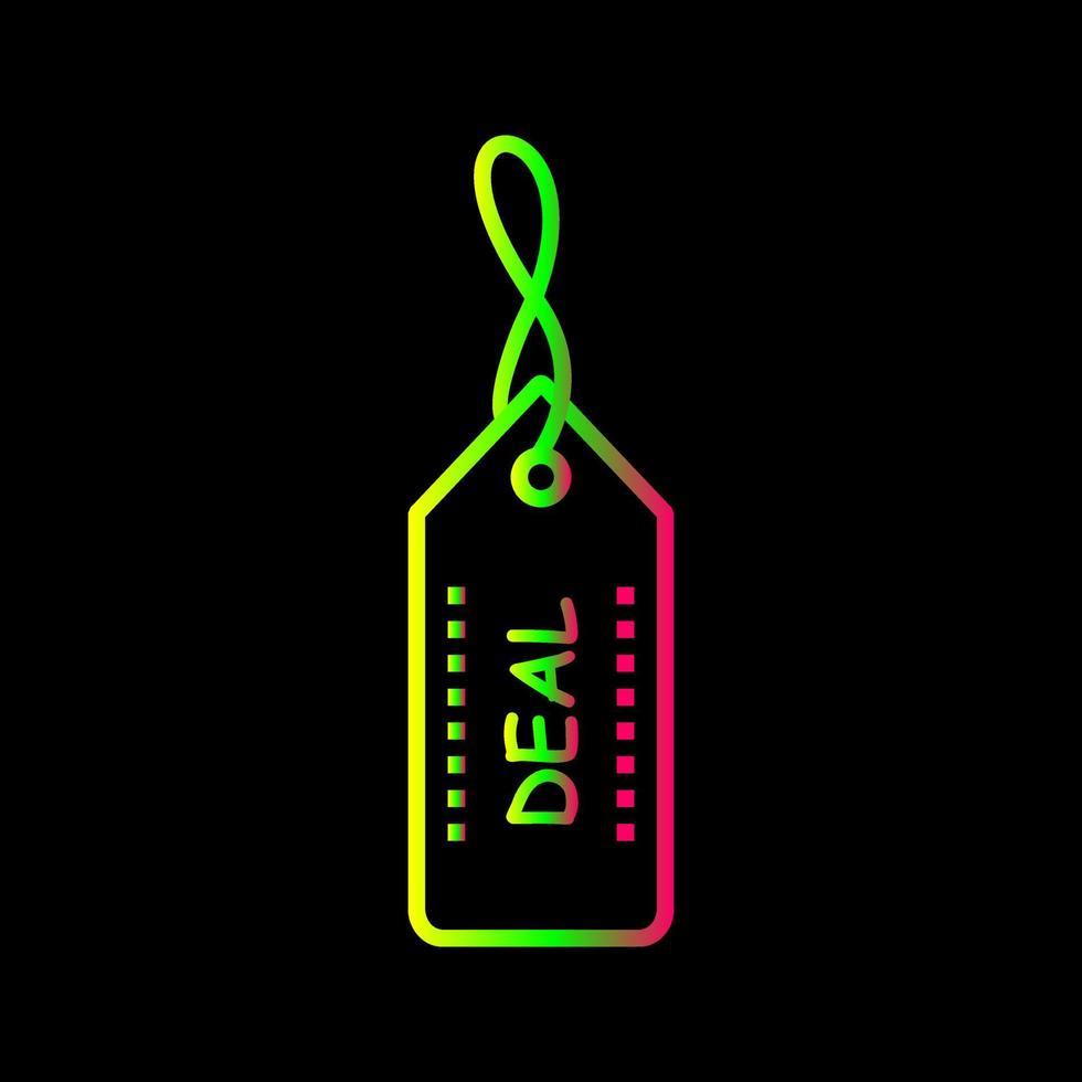 Unique Online Deals Vector Icon