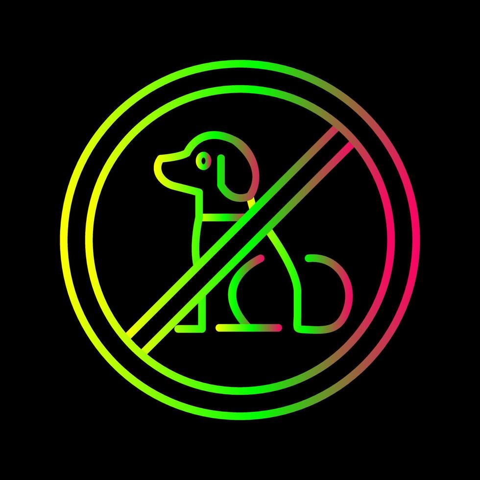 No Pets Vector Icon