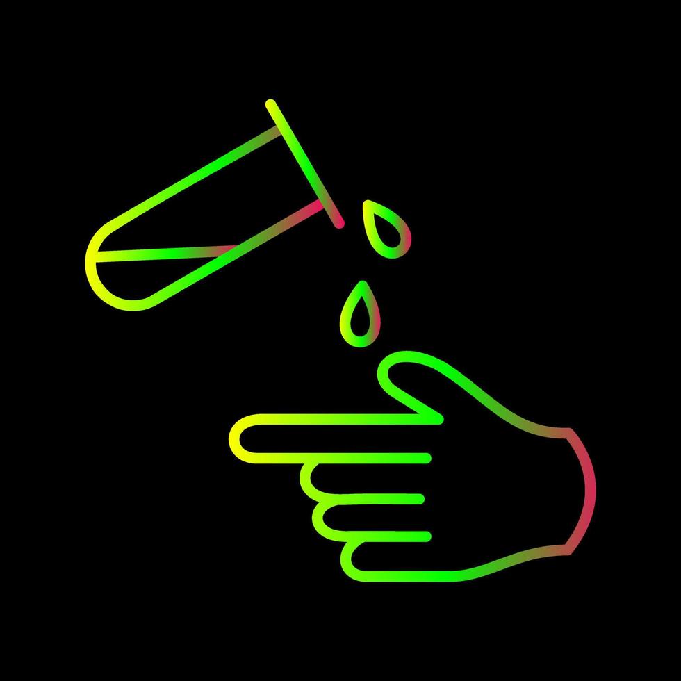 Corrosive Hazard Vector Icon