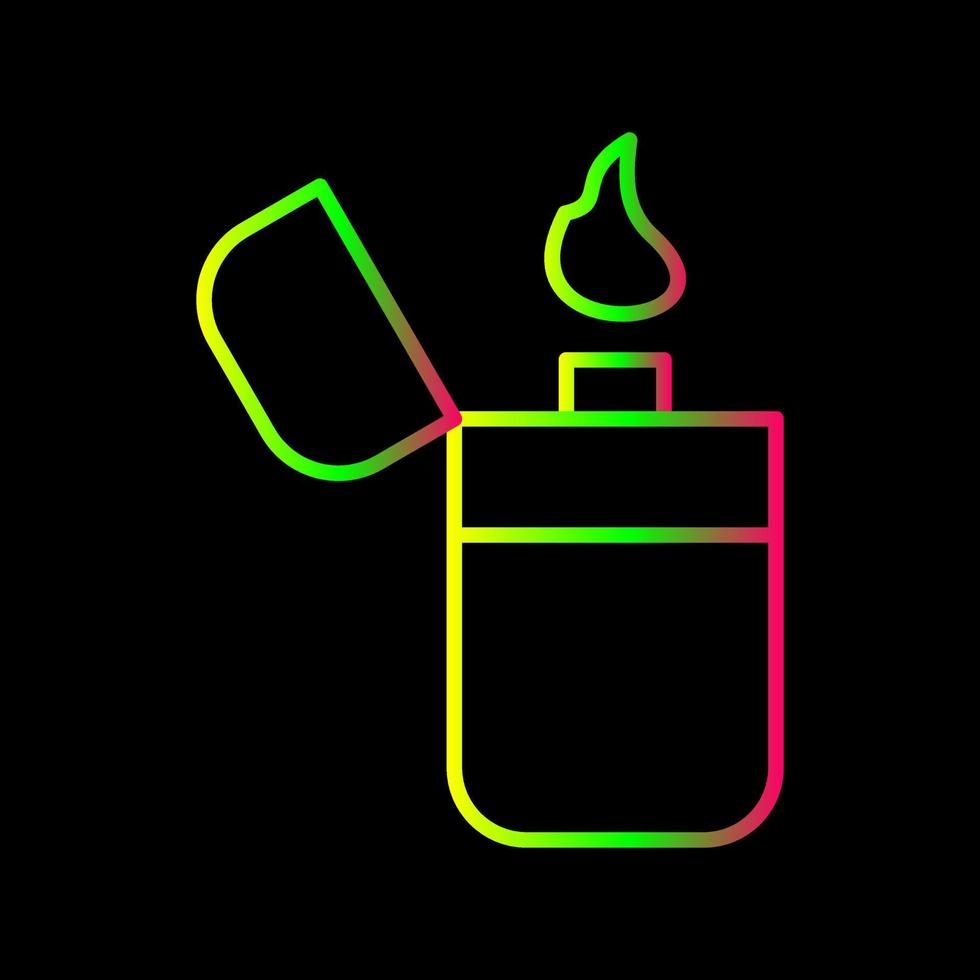 Unique Lighter Vector Icon