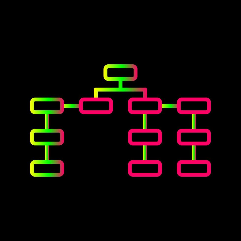 Unique Seo Structure Vector Icon