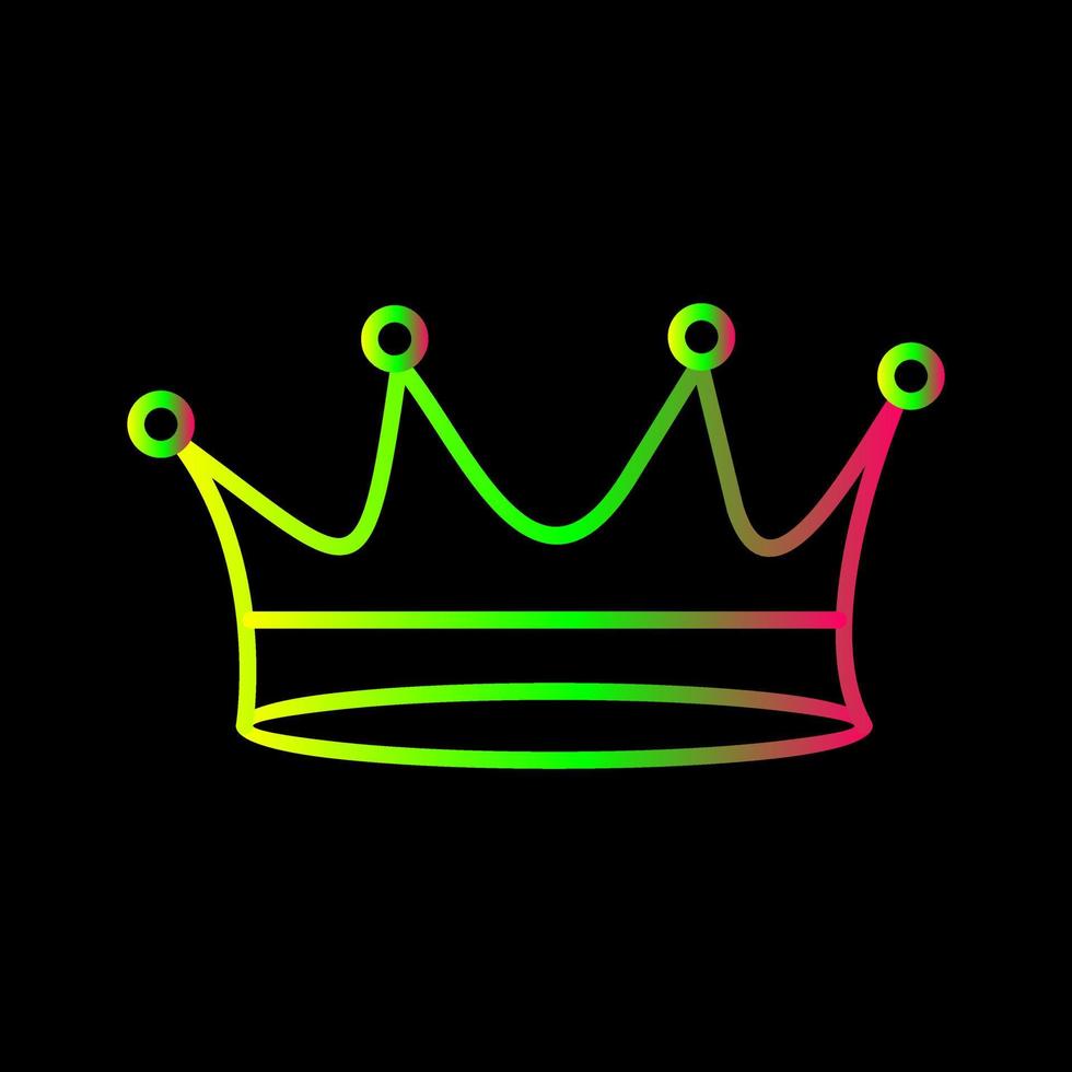 King Crown Vector Icon