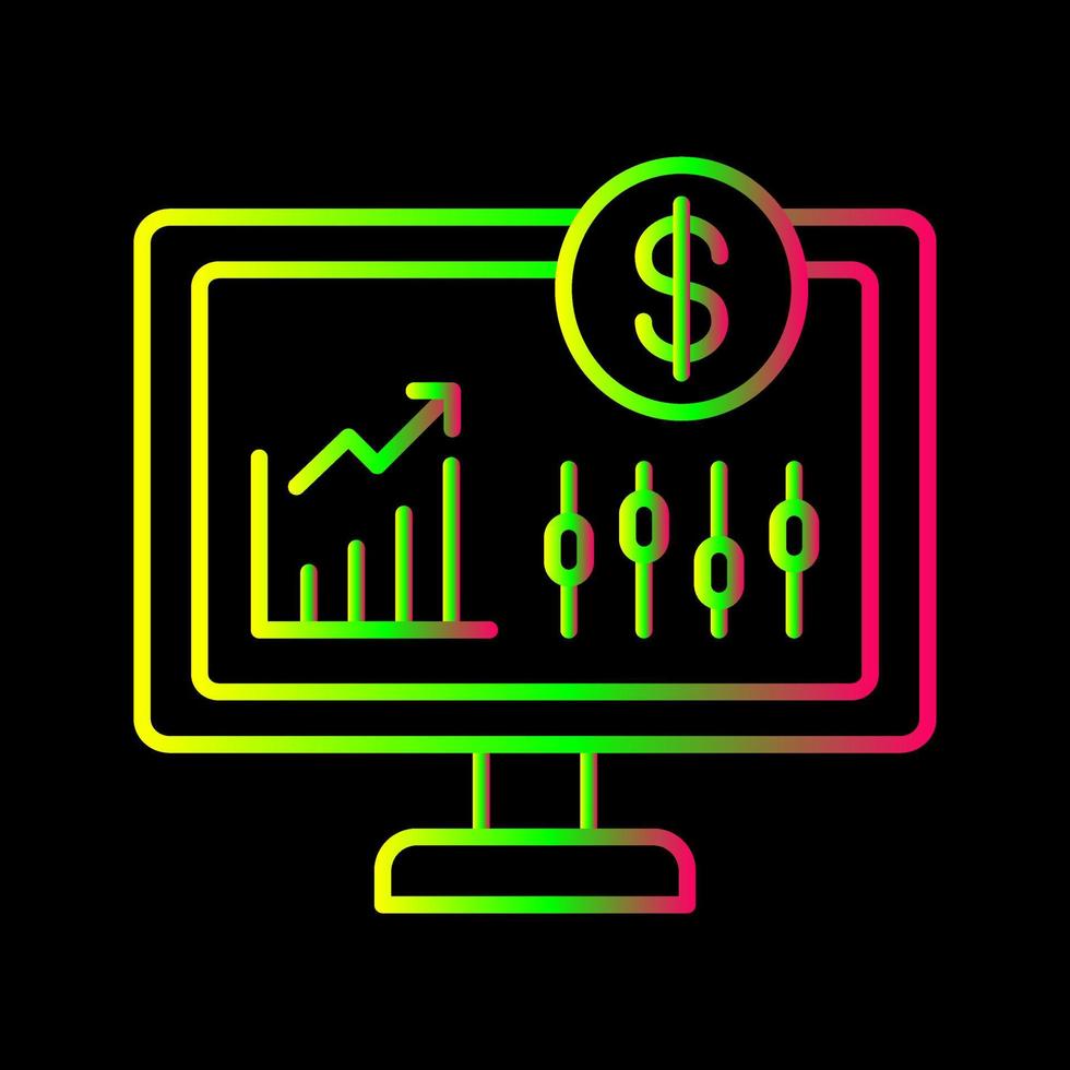 Stock Market Vector Icon