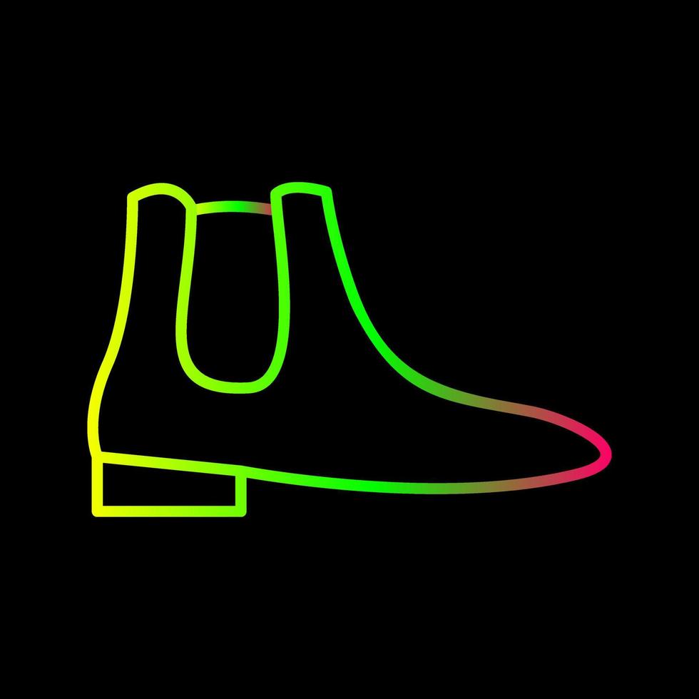 icono de vector de botas de hombre