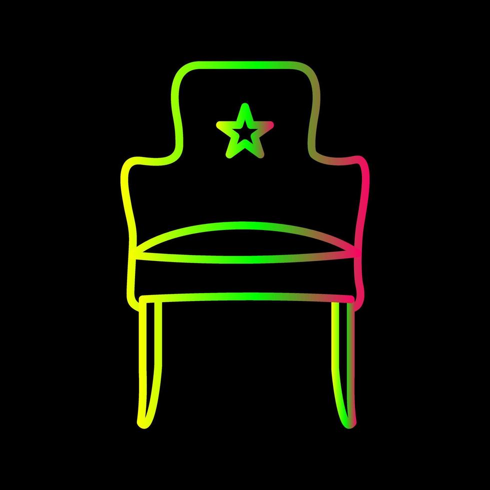 icono de vector de asiento