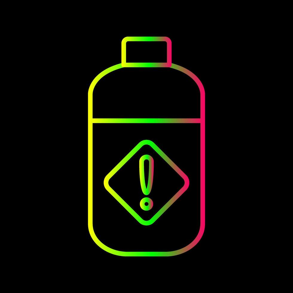 Pesticide Bottle Vector Icon
