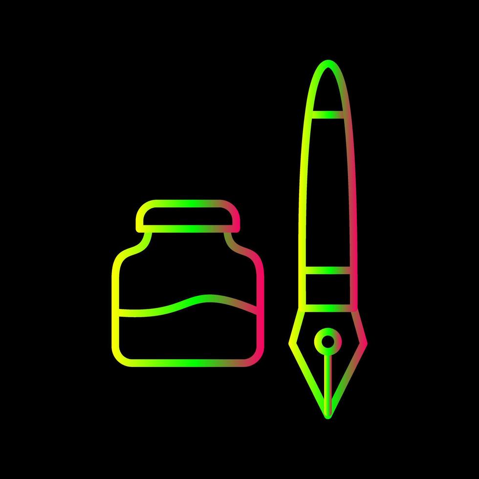 Ink and Pen Vector Icon