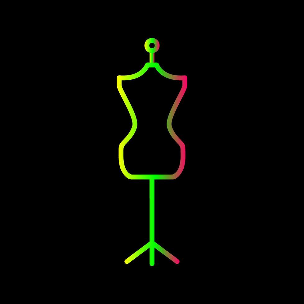 Dress Holder Vector Icon