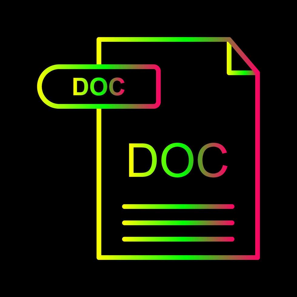DOC Vector Icon