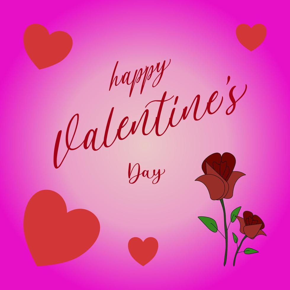 Valentine card element vector