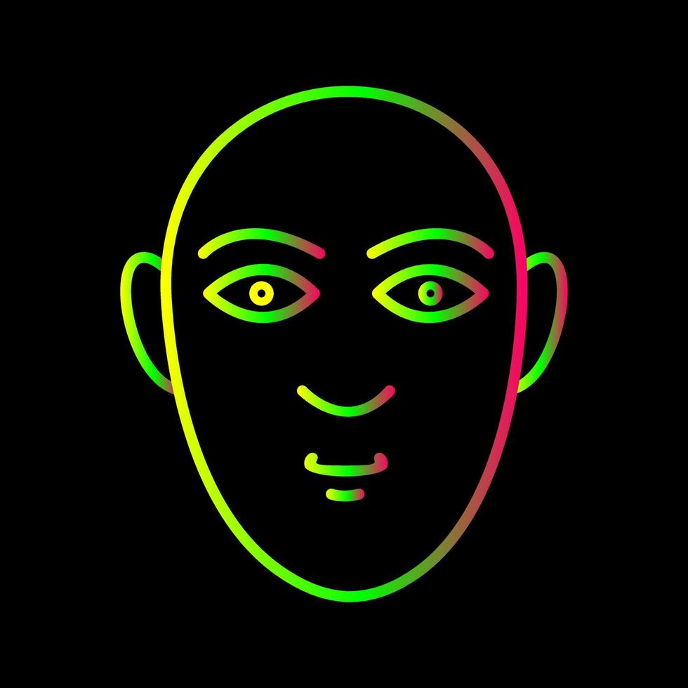 Human Face Vector Icon