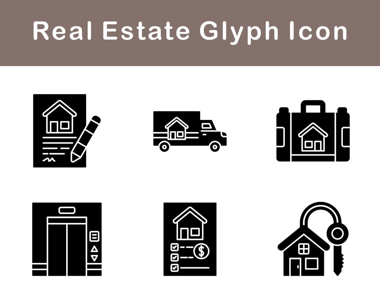 Real Estate Vector Icon Set