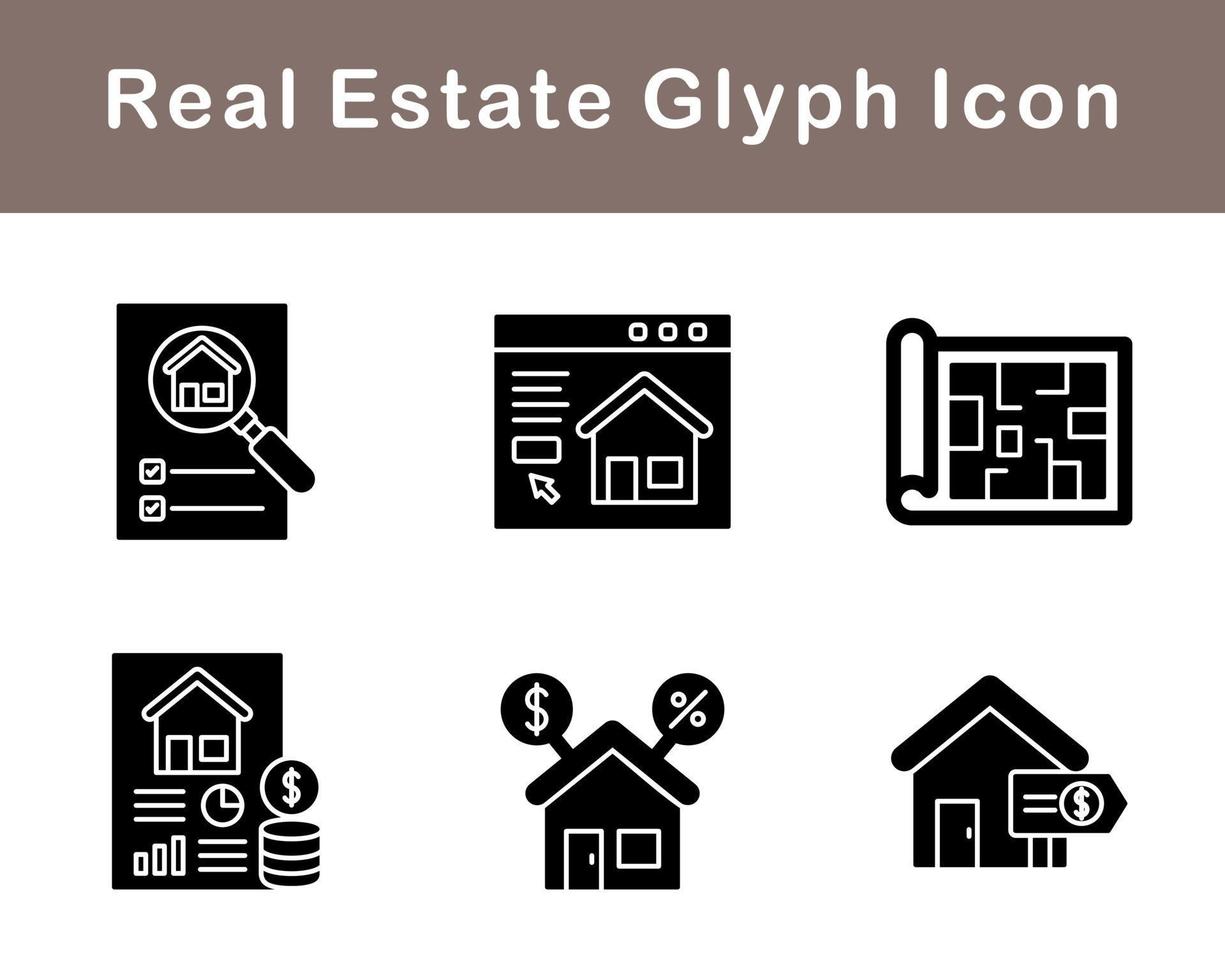 Real Estate Vector Icon Set