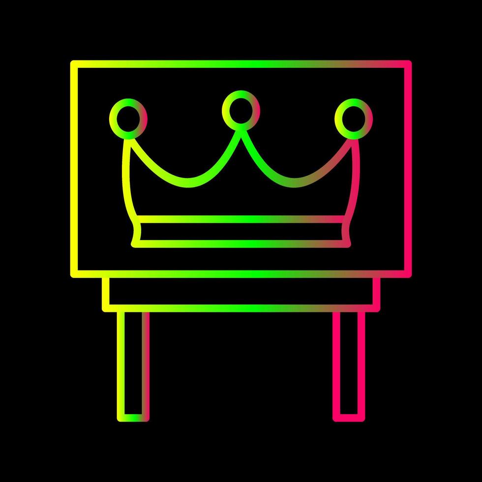Crown Exhibit Vector Icon