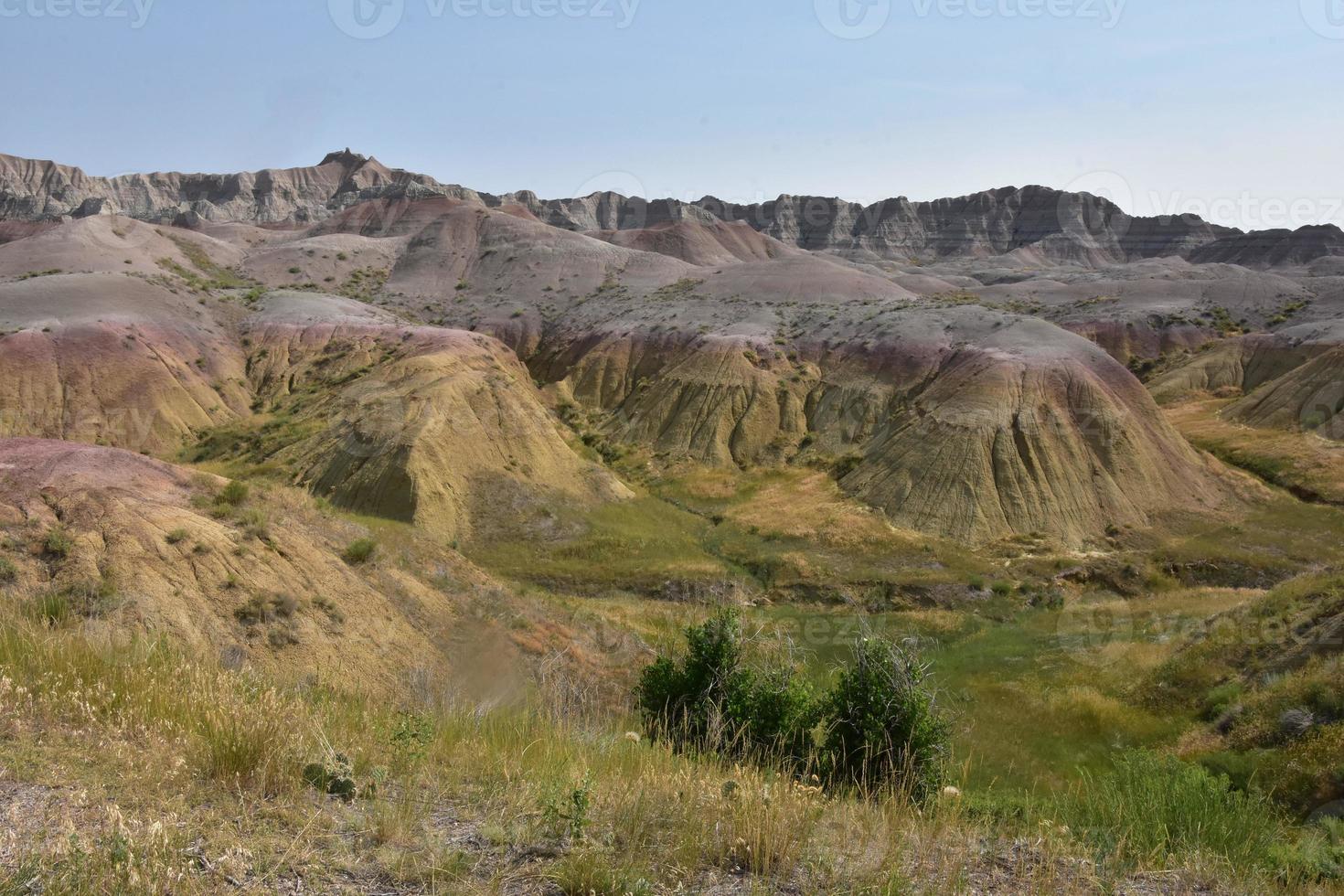Stunning Geological Rock Formations in the Badlands photo