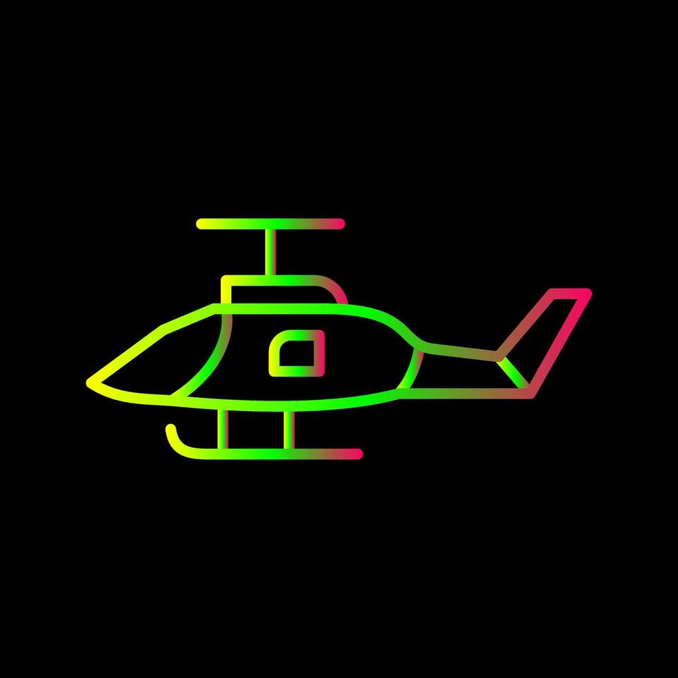 Military Helicopter Vector Icon