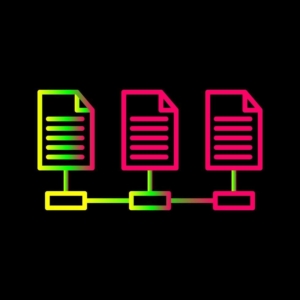 Network Files Vector Icon