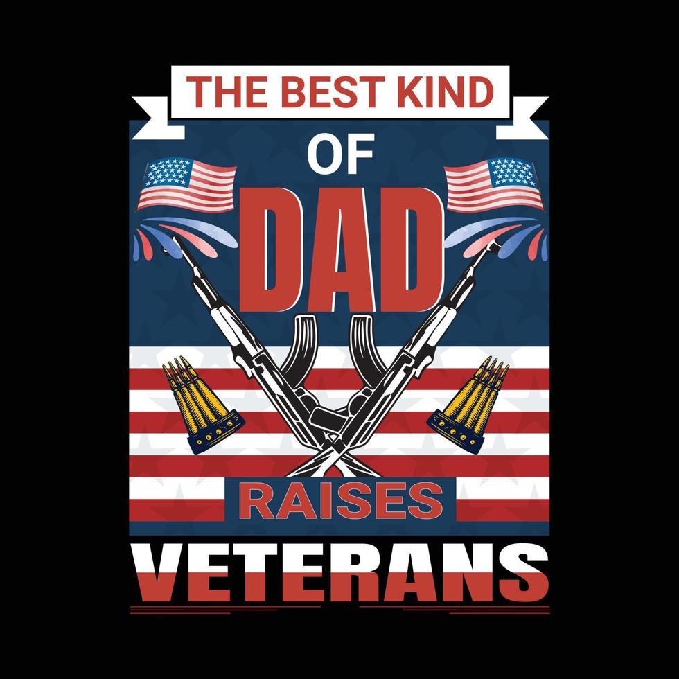 Veterans usa t-shirt design vector