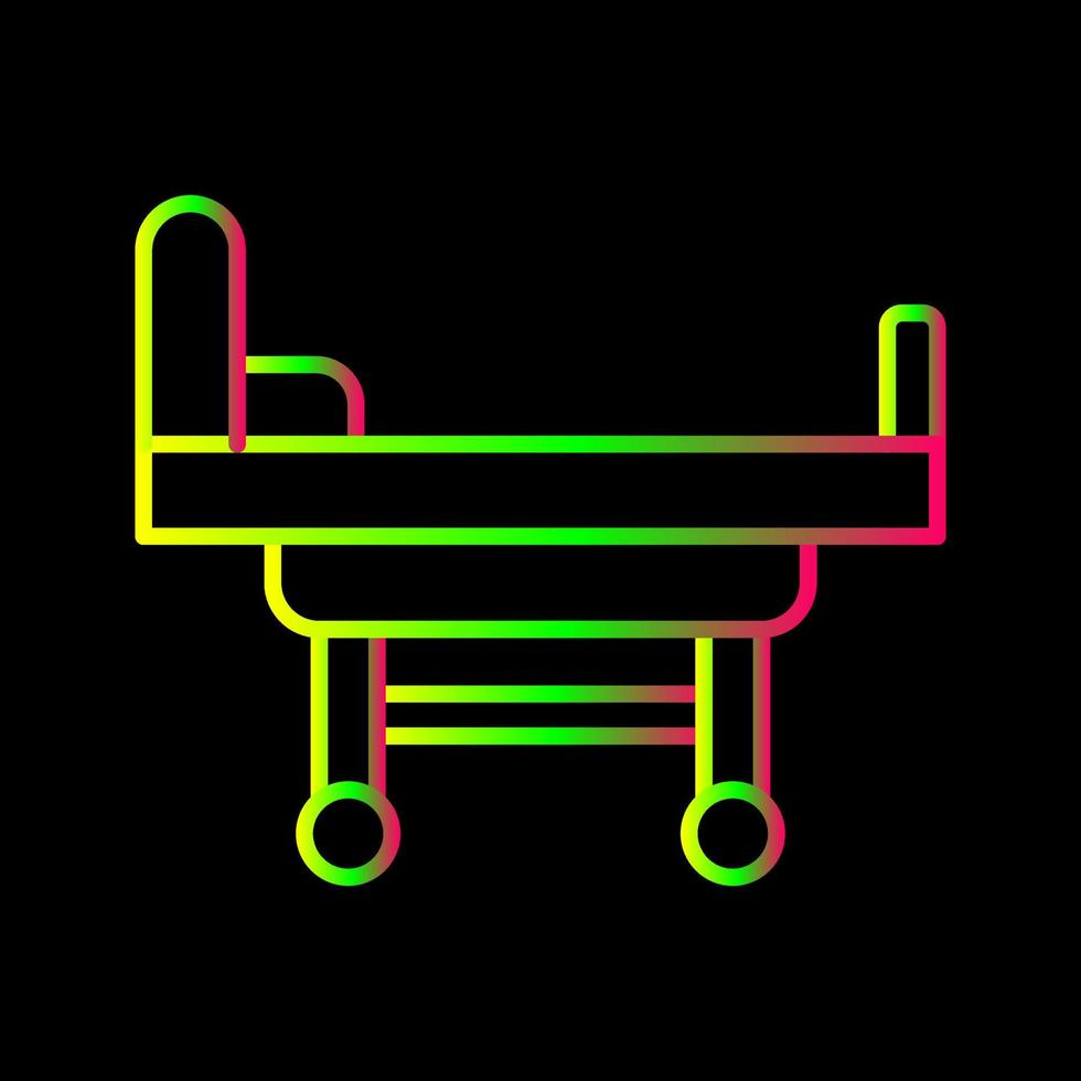Hospital Bed Vector Icon