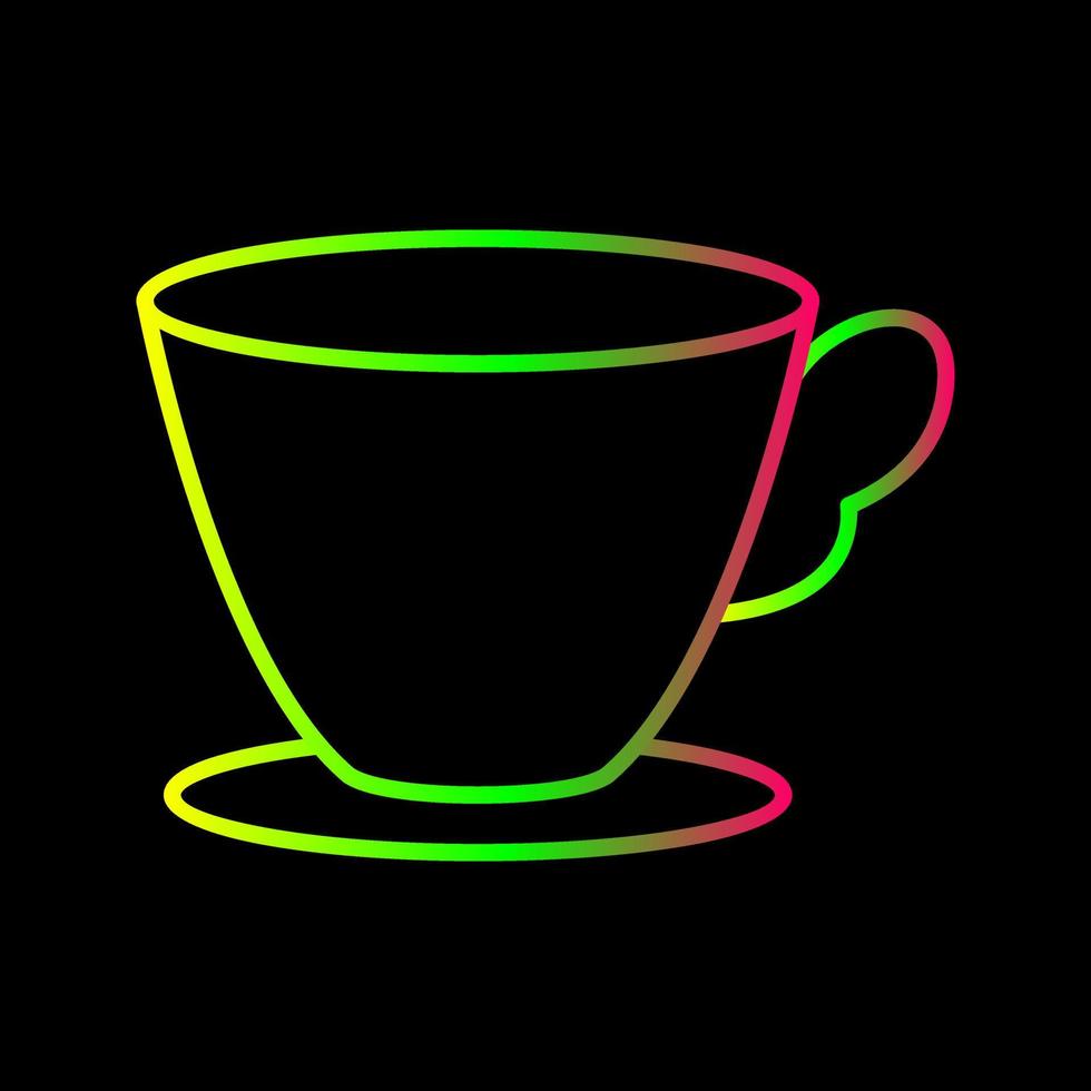 icono de vector de taza de té