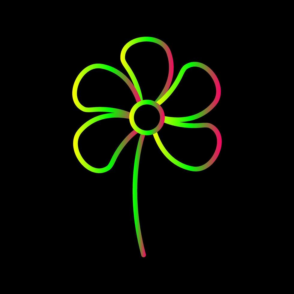 Small flowers Vector Icon