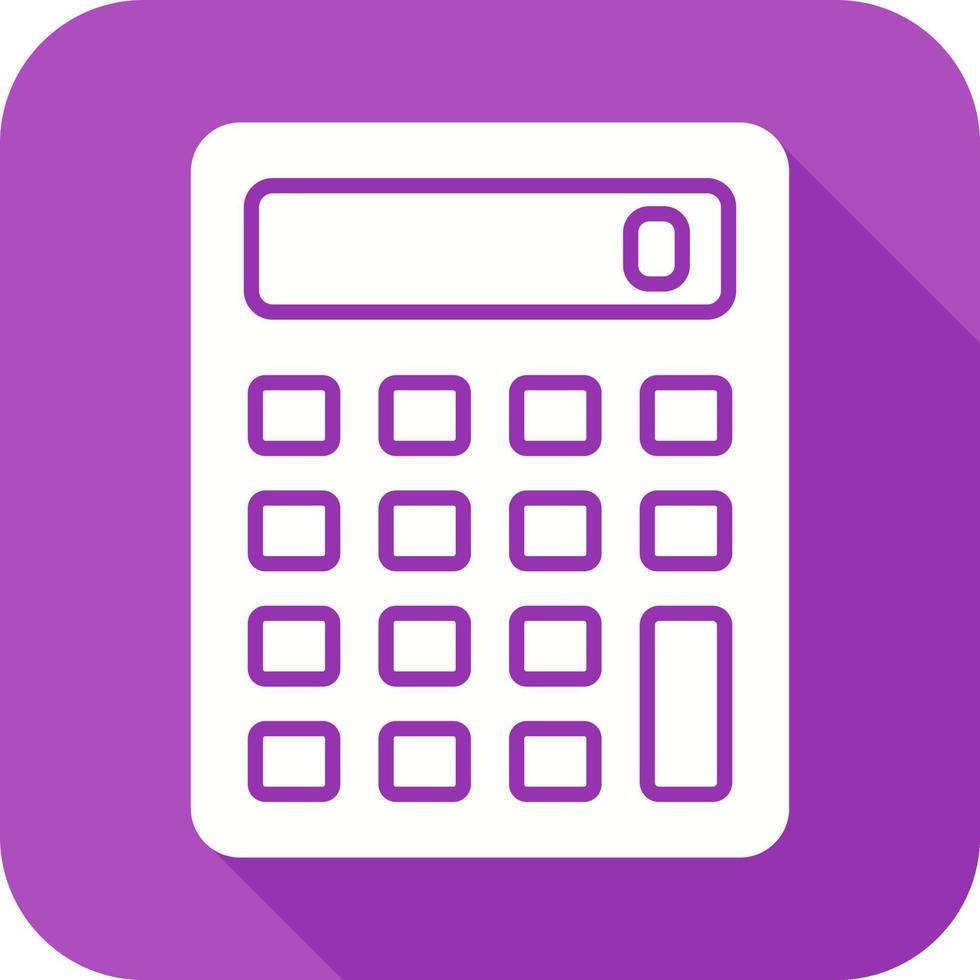 icono de vector de calculadora