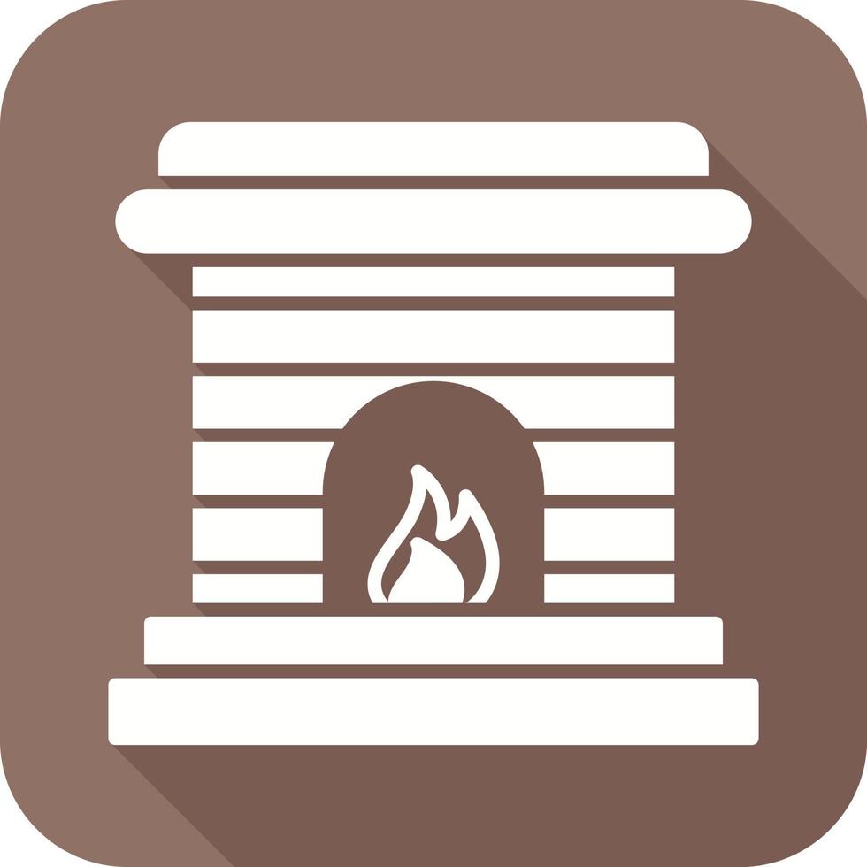 Fireplace Vector Icon