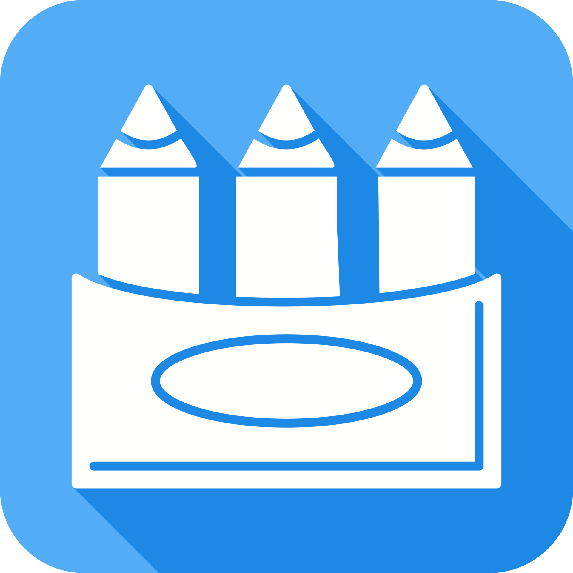 Crayons Vector Icon 20217390 Vector Art at Vecteezy