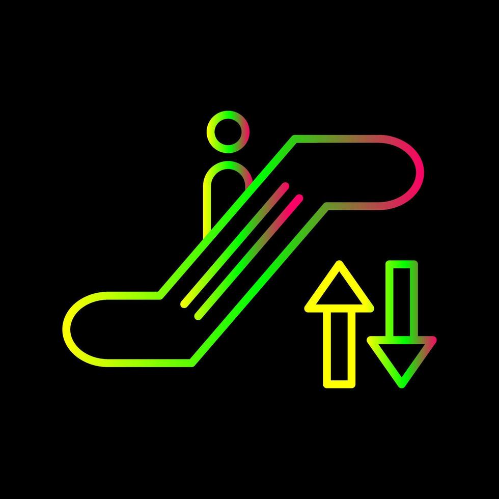 Escalator Vector Icon