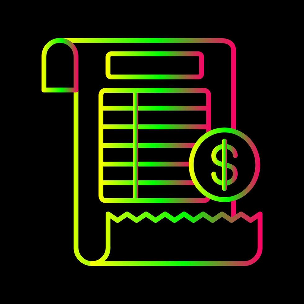 Bill Vector Icon