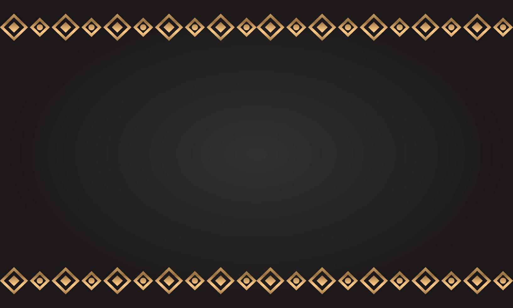 Decorative frame Elegant for design in Islamic style, place for text. golden border and brown background. vector