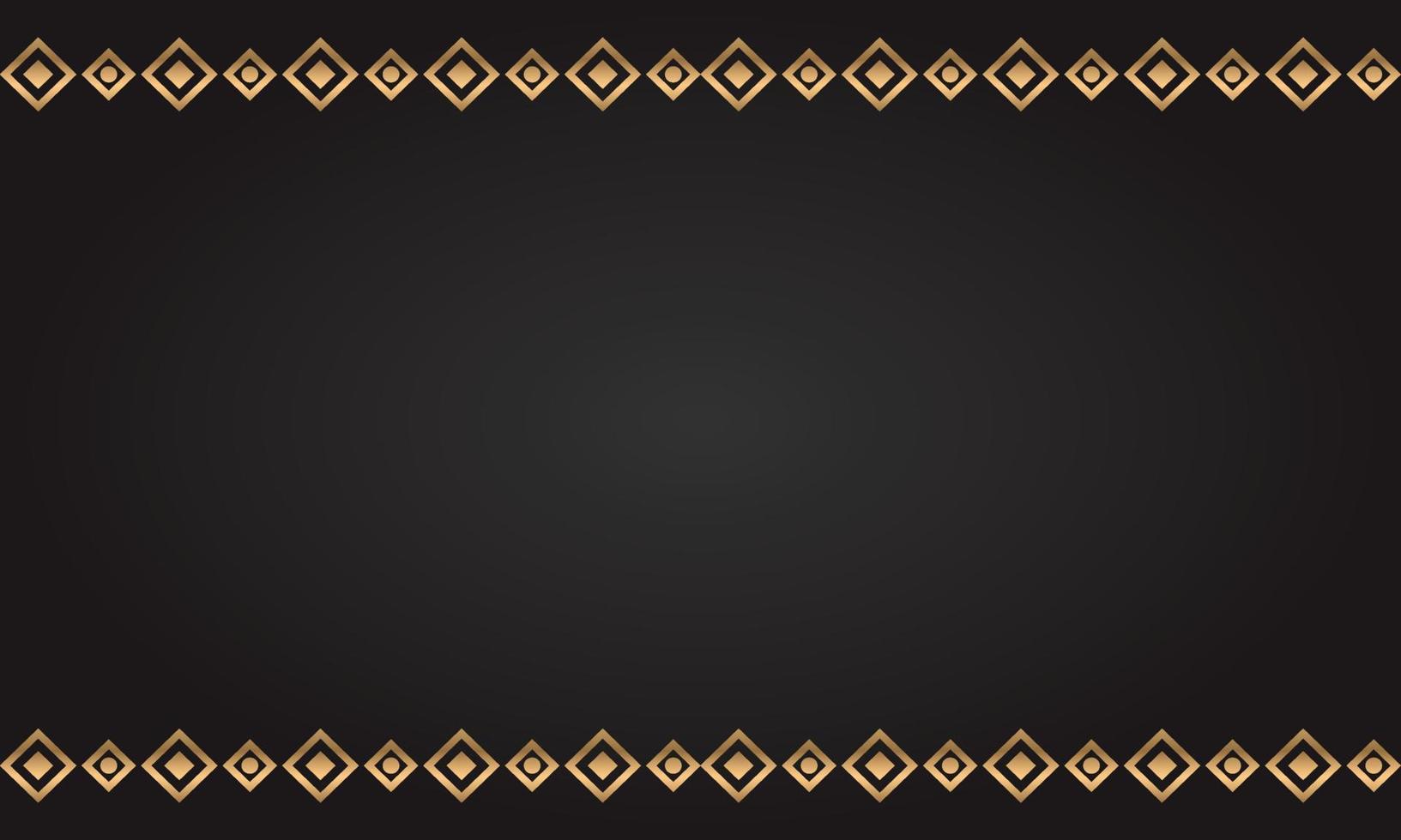 Decorative frame Elegant for design in Islamic style, place for text. golden border and brown background. vector