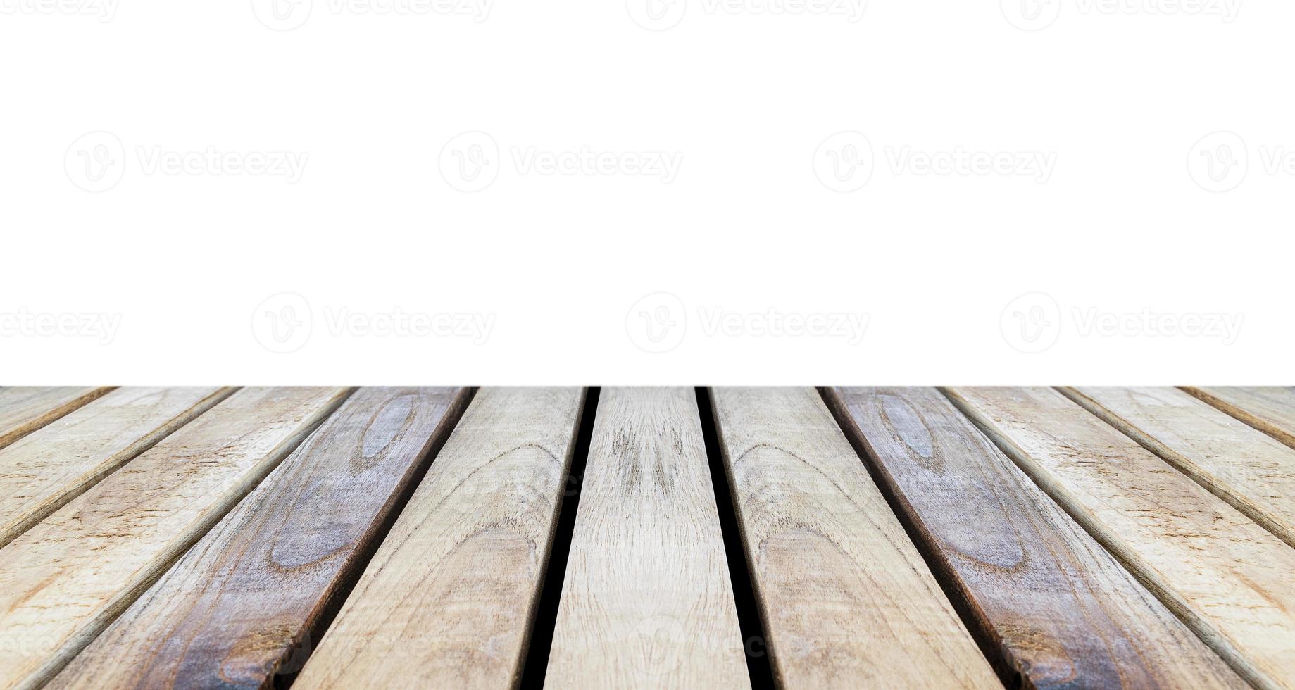 Template empty top table view with white background photo