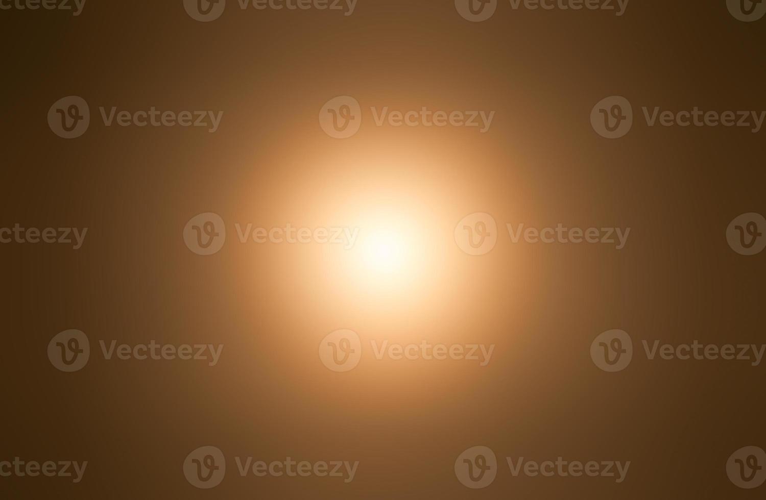 The sun on the yellow sky blur focus photo
