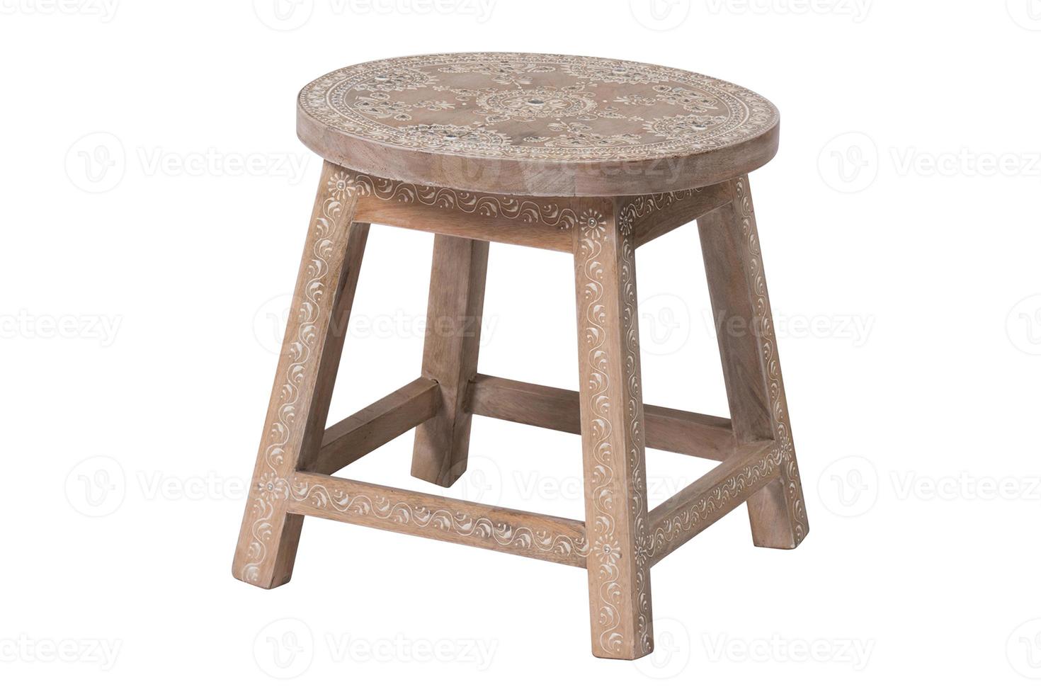 5742 Brown bench isolated on a transparent background photo