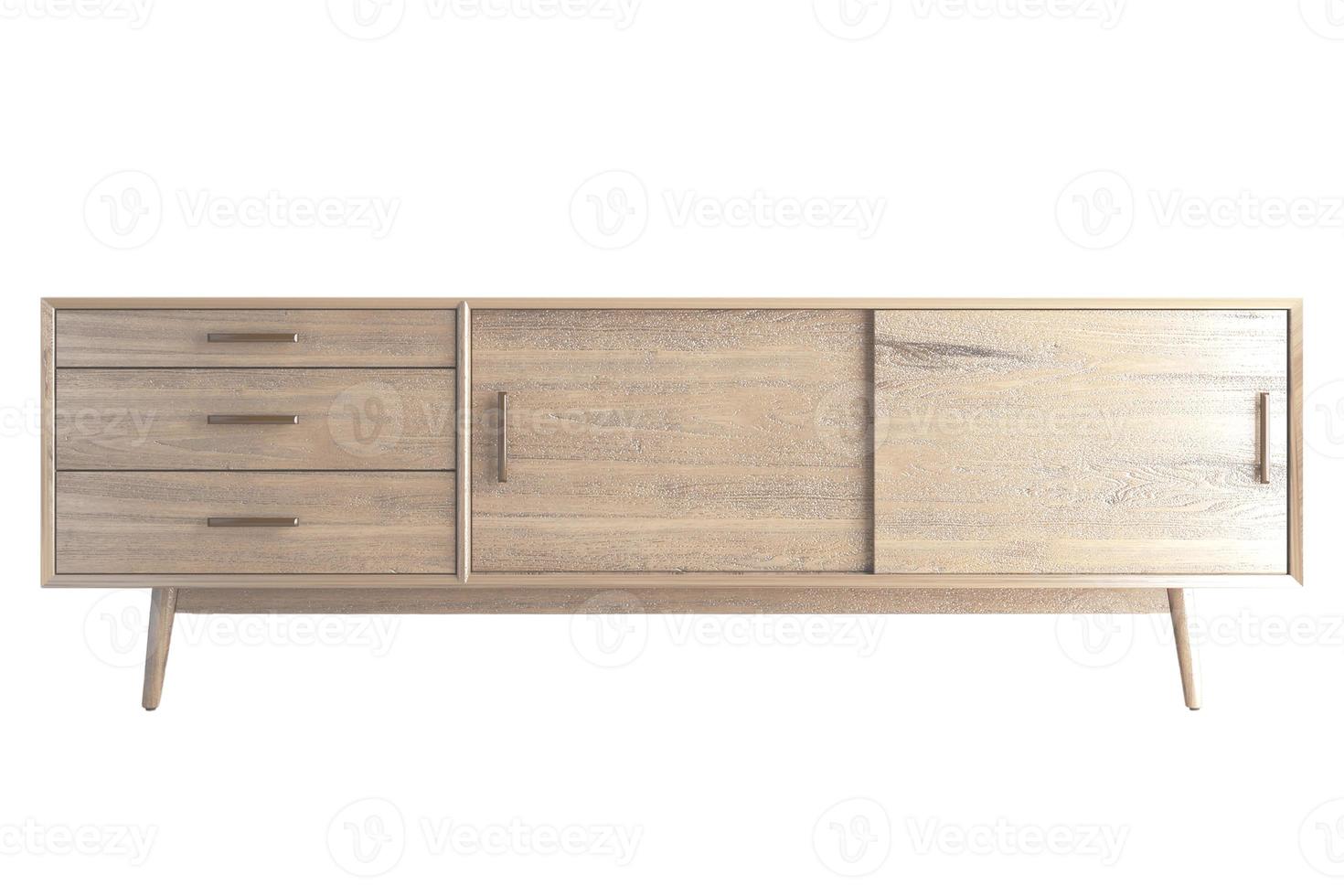 775 Beige storage cabinet isolated on a transparent background photo