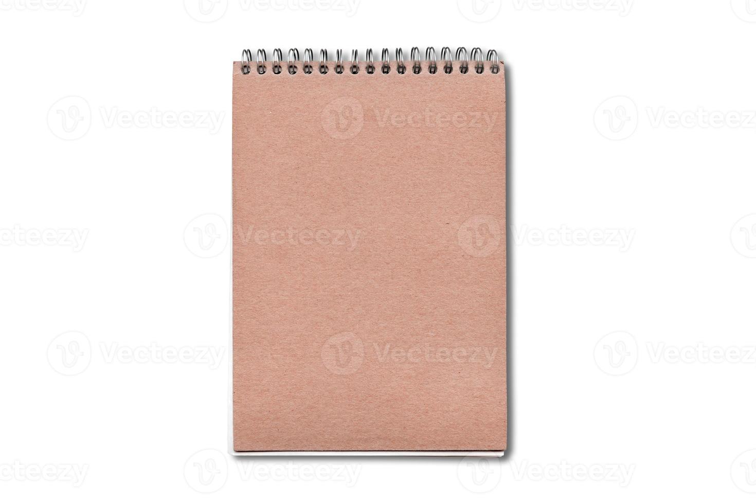 251 Pink notebook isolated on a transparent background photo