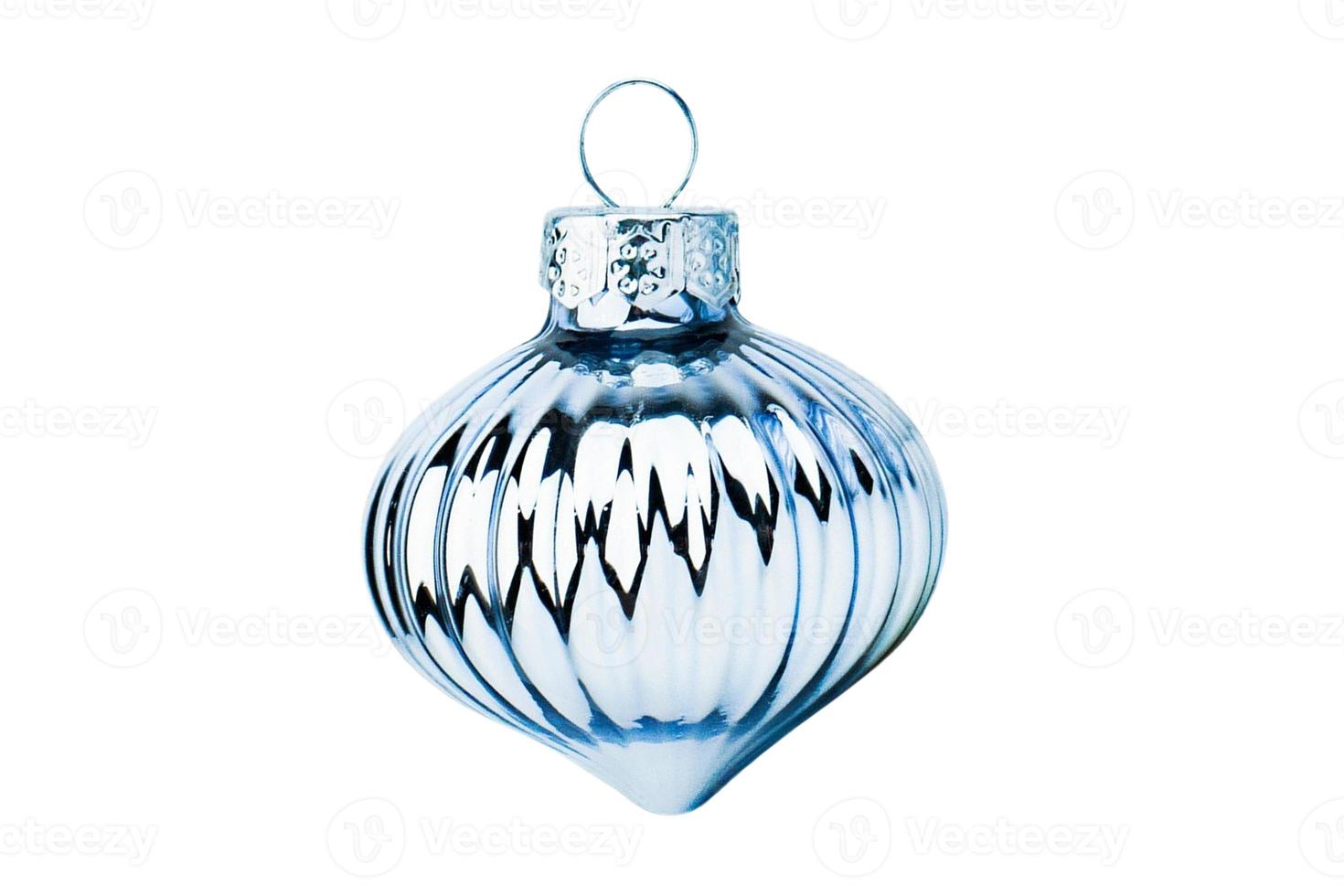 6980 Blue ornament isolated on a transparent background photo