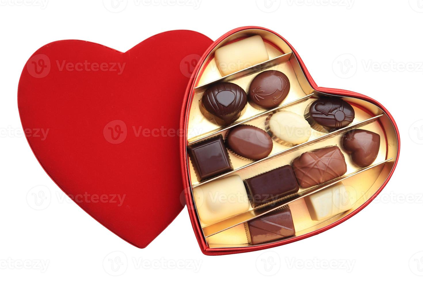 7549 Red chocolate box isolated on a transparent background 20218583