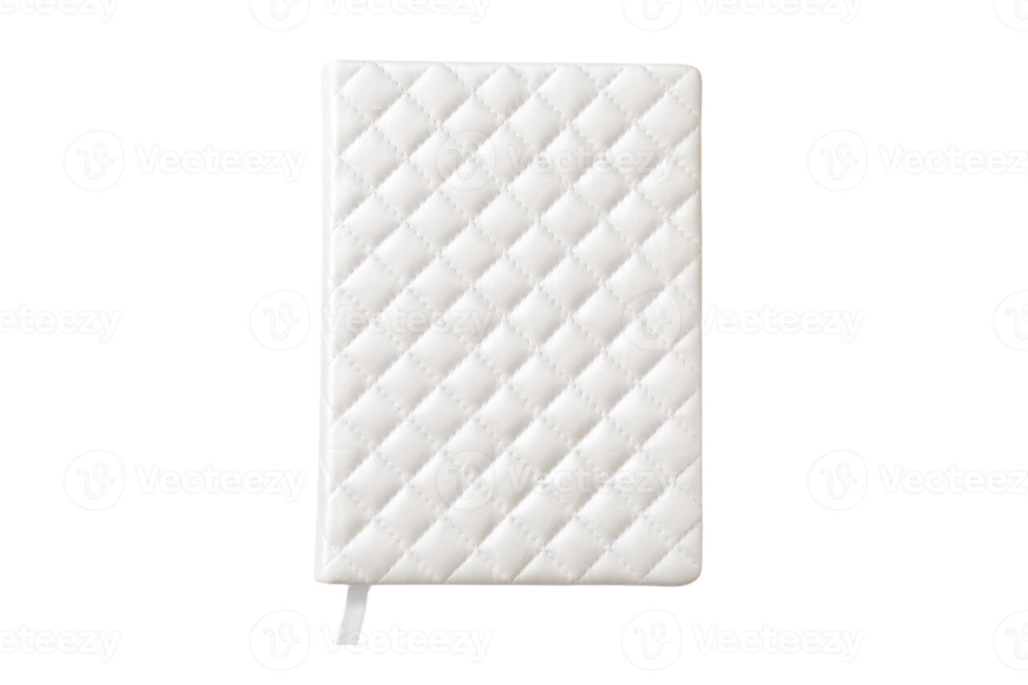 6822 White notebook isolated on a transparent background photo