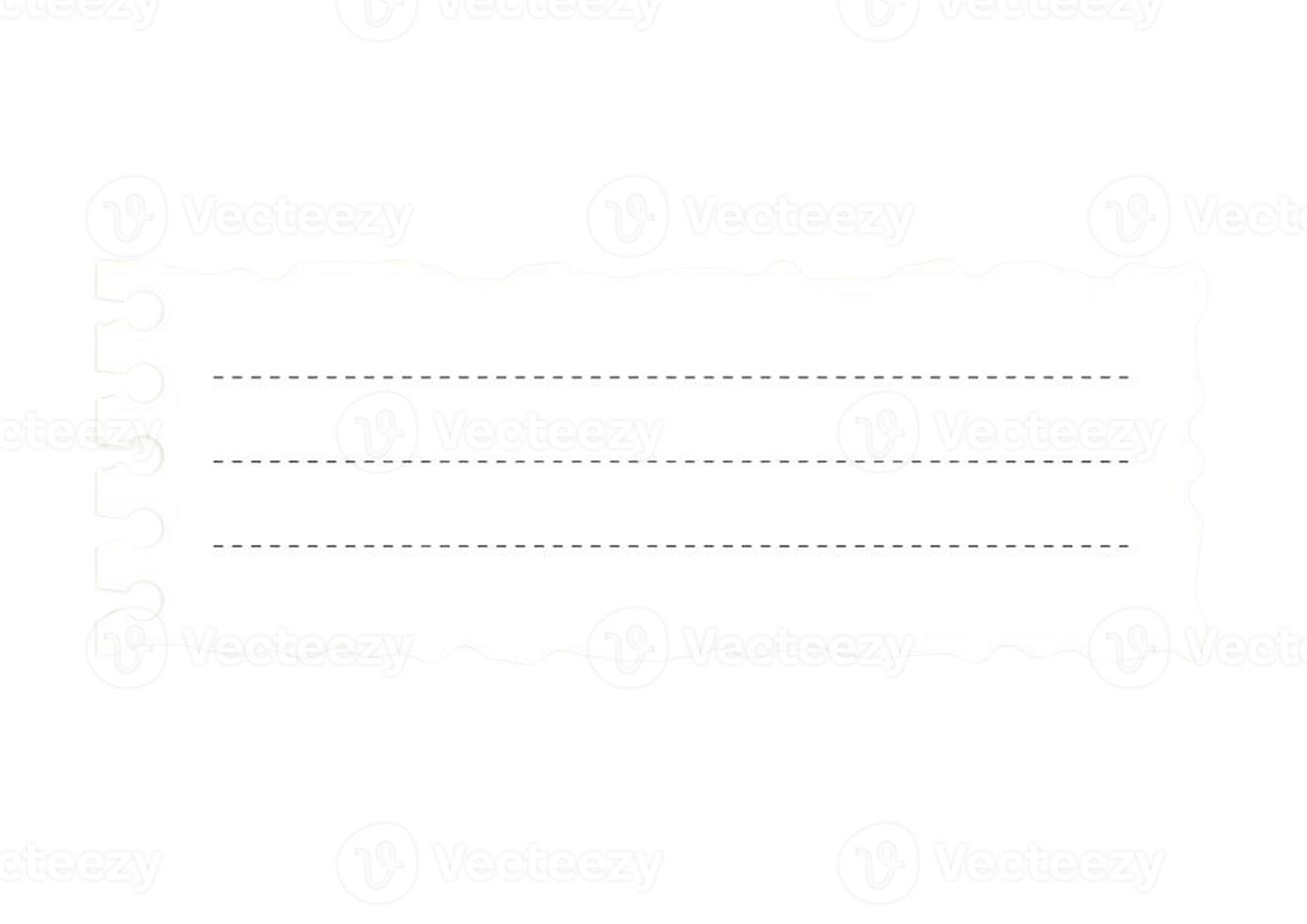 2369 Piece paper isolated on a transparent background photo