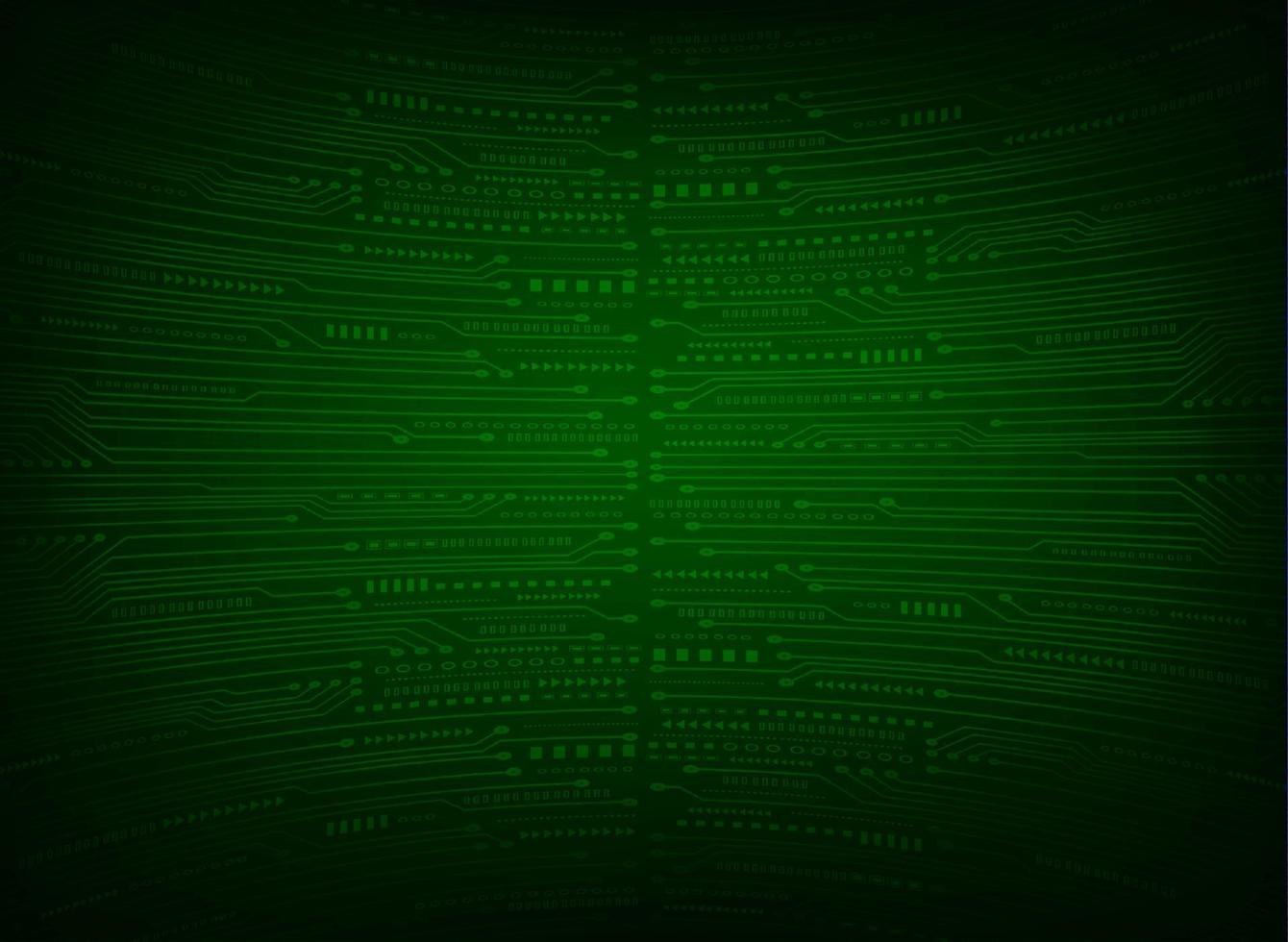 Green Modern Technology Background vector