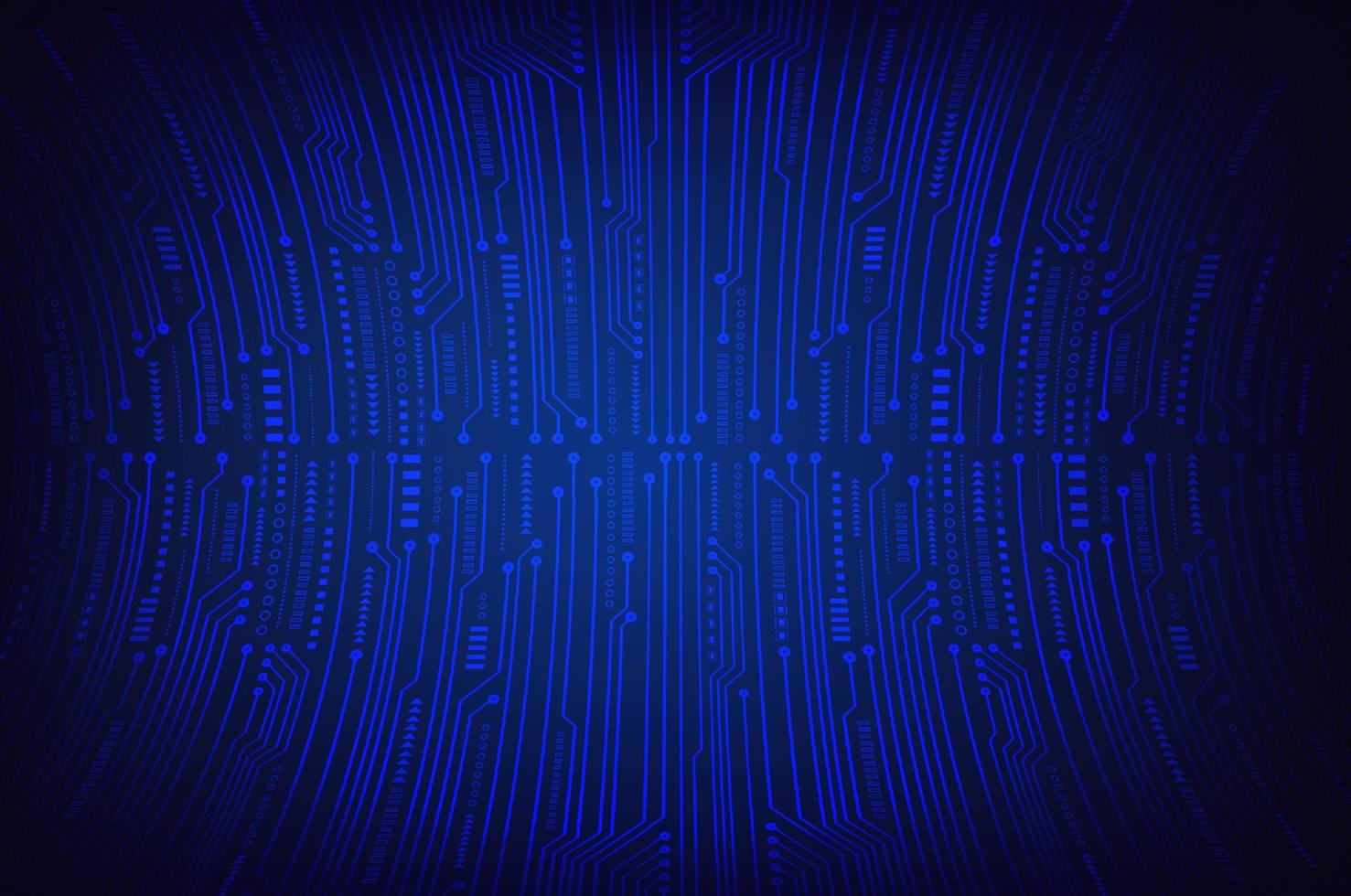 Blue Modern Technology Background vector