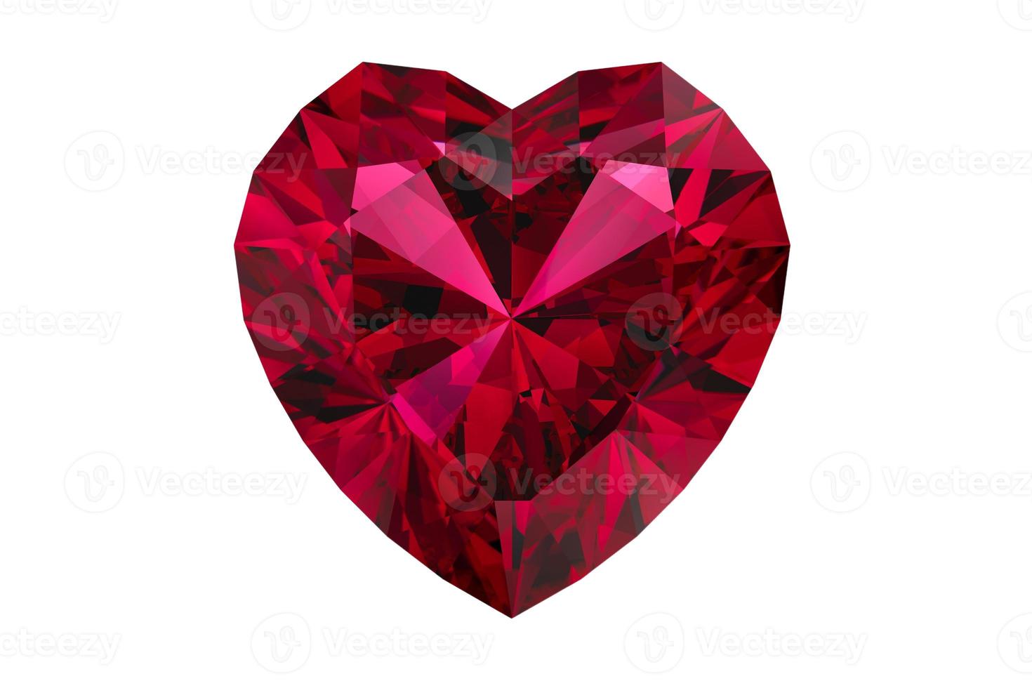 7589 Pink diamond isolated on a transparent background photo