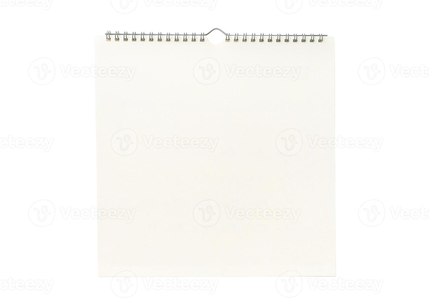 529 White notebook isolated on a transparent background photo