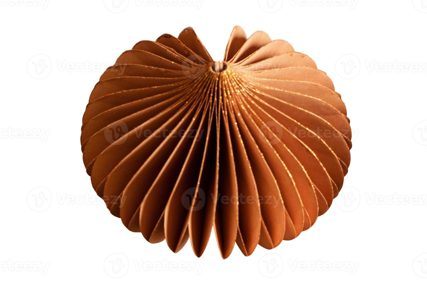 3431 Brown party decor isolated on a transparent background photo