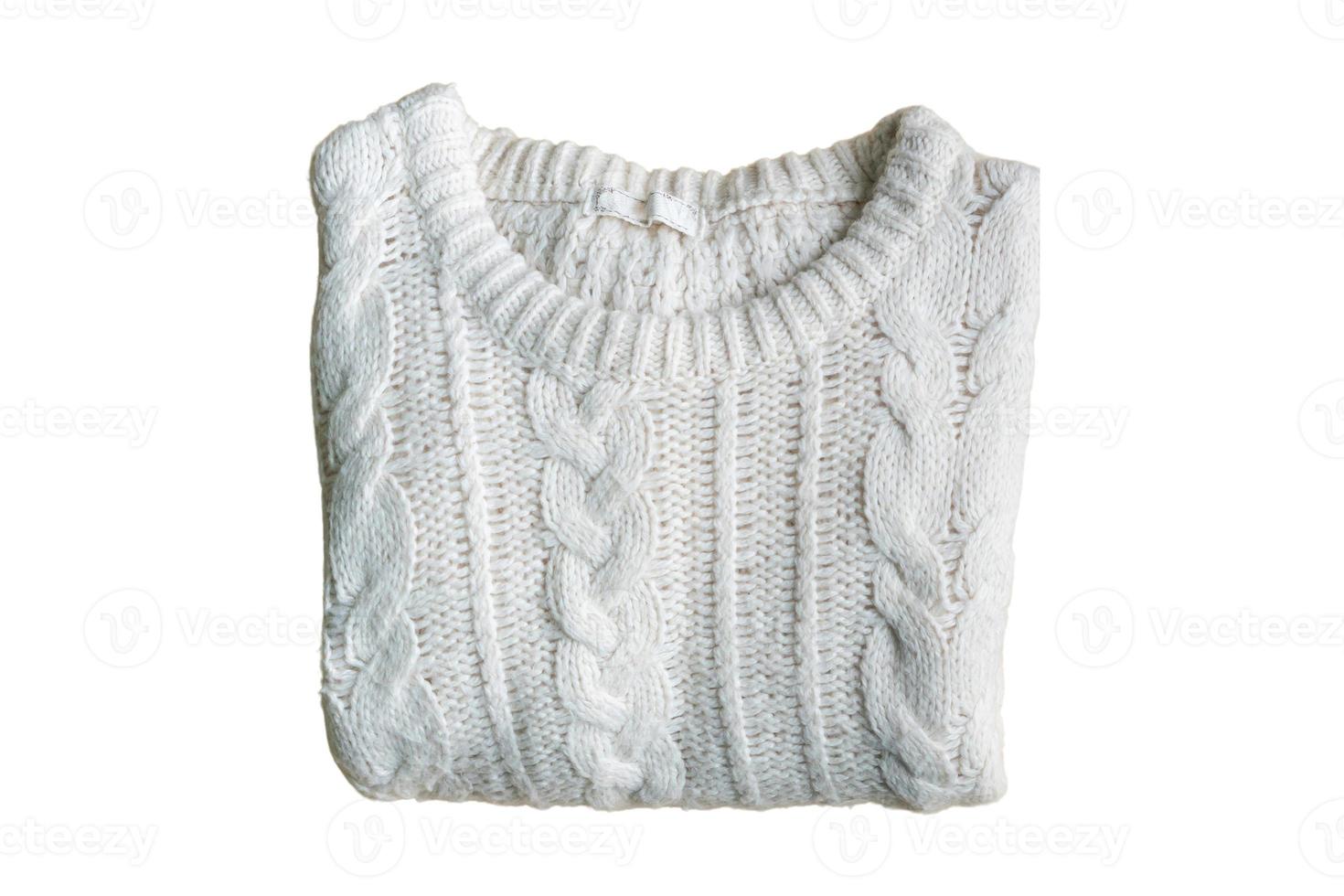 5098 White swearter isolated on a transparent background photo