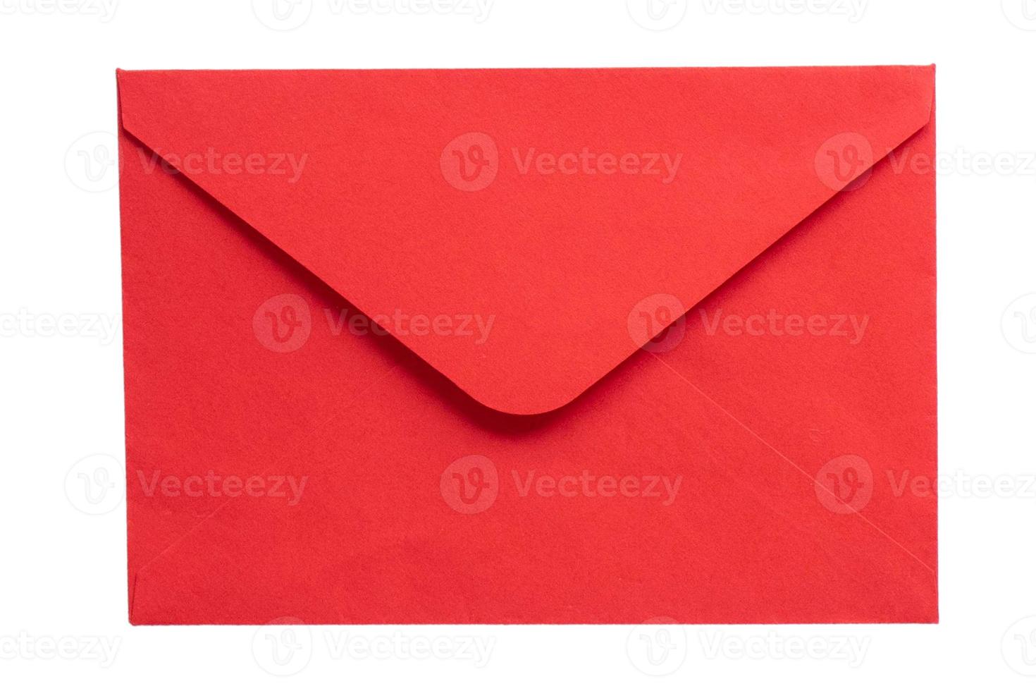 1535 Red envelope isolated on a transparent background photo