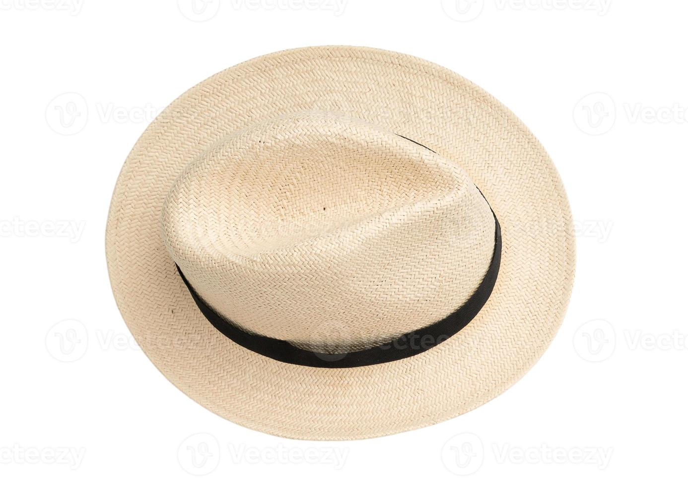 2025 Beige fedora hat isolated on a transparent background photo