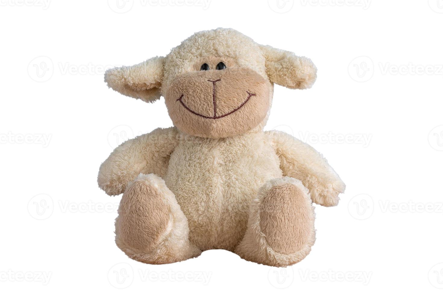 4254 Beige baby toy isolated on a transparent background photo